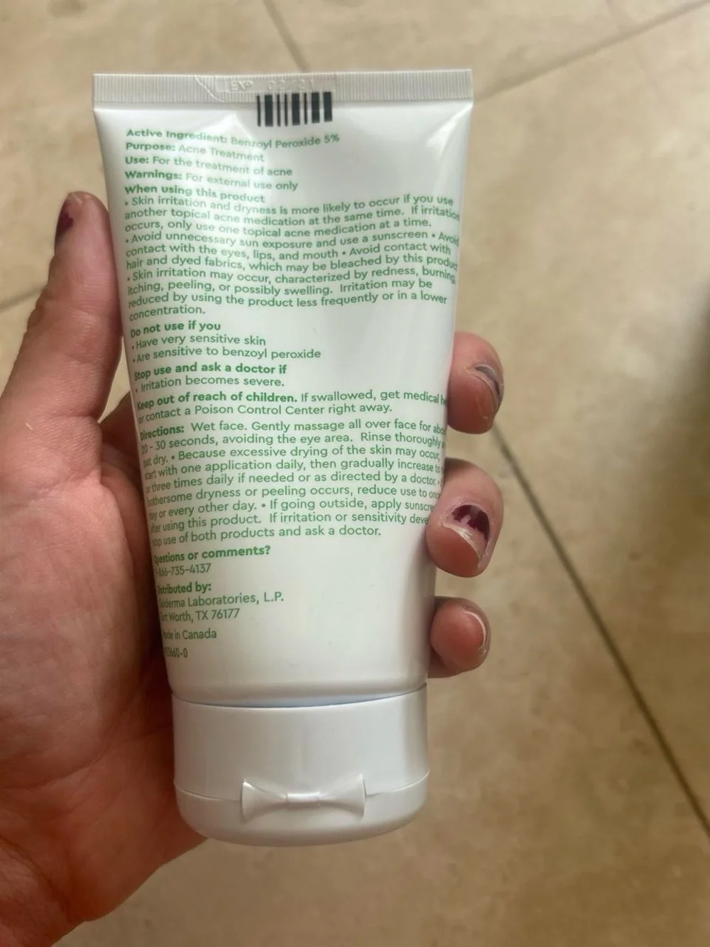 Daily Deep Cleanser for Sensitive Skin - Teal/Blue